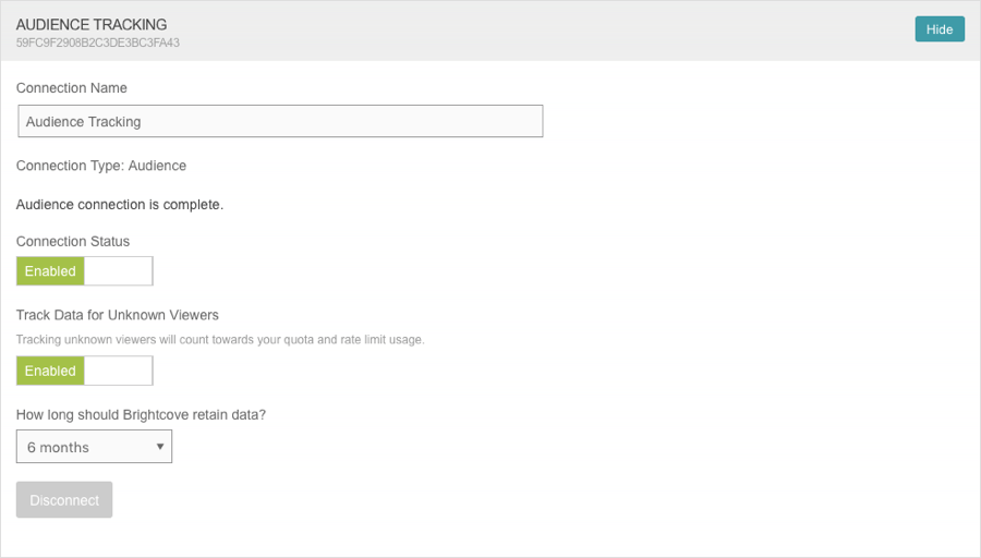 enable tracking